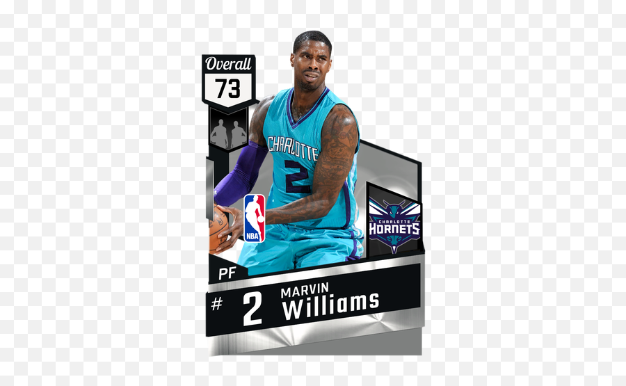 Marvin Williams 73 - Nba 2k17 Myteam Silver Card 2kmtcentral Diamond Russell Westbrook 2k17 Emoji,Nba Player Emoticon Tattoo