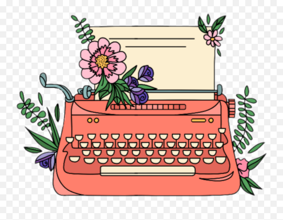Typewriter Dearpenpal Sticker - Typewriter Emoji,Typewriter Emoji