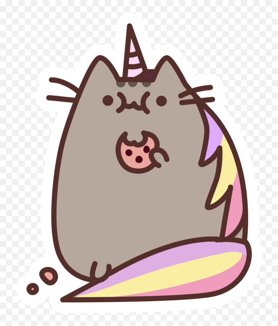 Pusheenicorn Eating Cookie Pusheen Cute Pusheen Cat Emoji,Pusheen Emoticon About