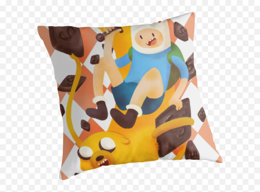 Adventure Time With Salty Liquorice - Decorative Emoji,Fish Emoji Pillow