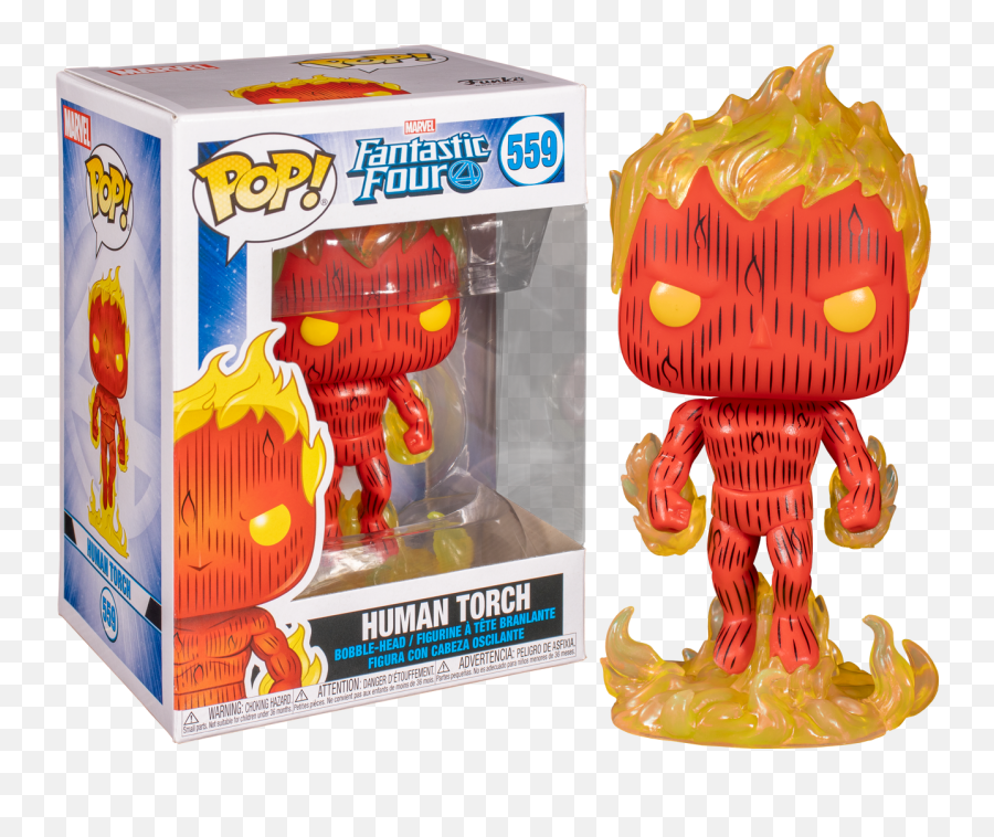 Funko Pop Marvel Venomized Human Torch Exclusive Vinyl Emoji,Hoverboard Emoticon