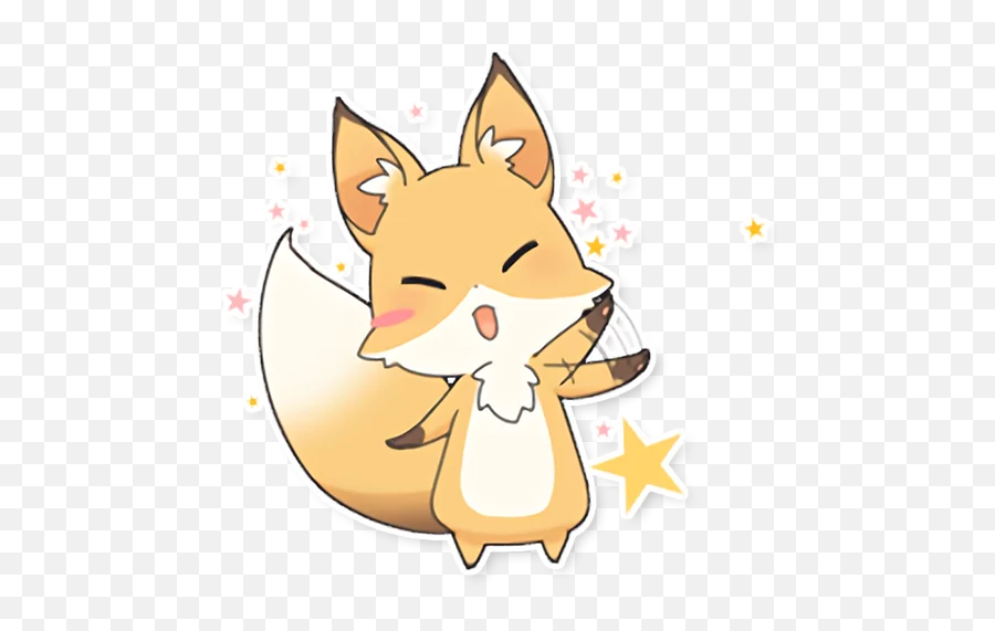 Telegram Sticker From Girly Fox Remastered Pack Emoji,Fox Emoji Copy Paste Discord