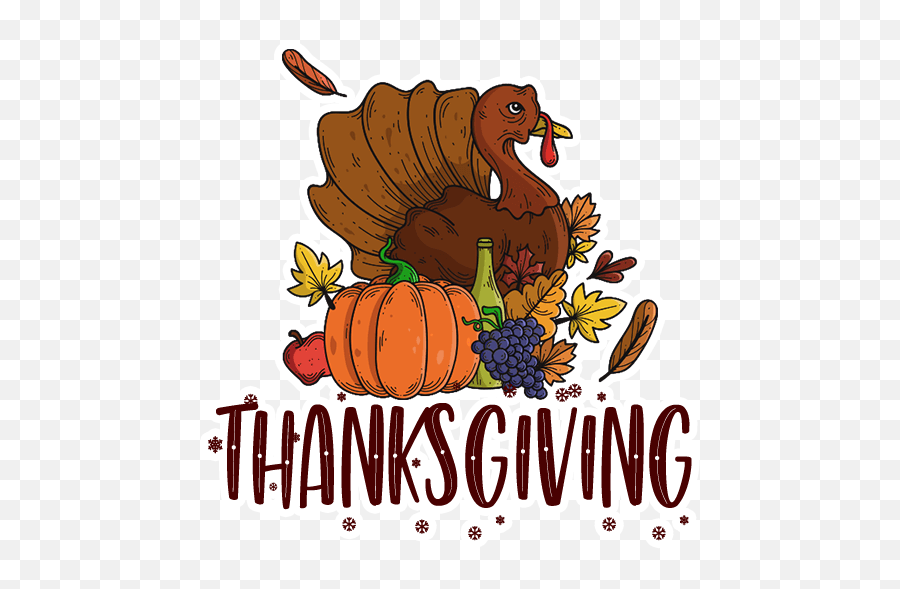 Thanksgiving By Marcossoft - Sticker Maker For Whatsapp Emoji,Thanksgivign Emojis