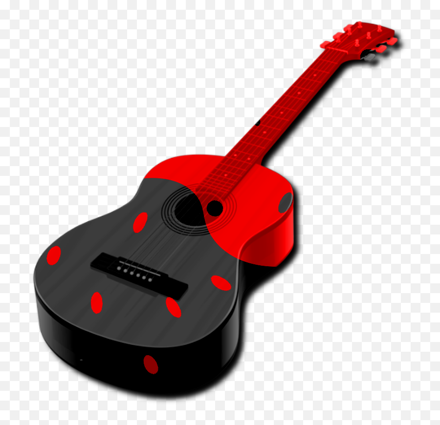 Monica Michielin Alphabets Red And Black Polka Dots Emoji,Bass Guitar Emoji