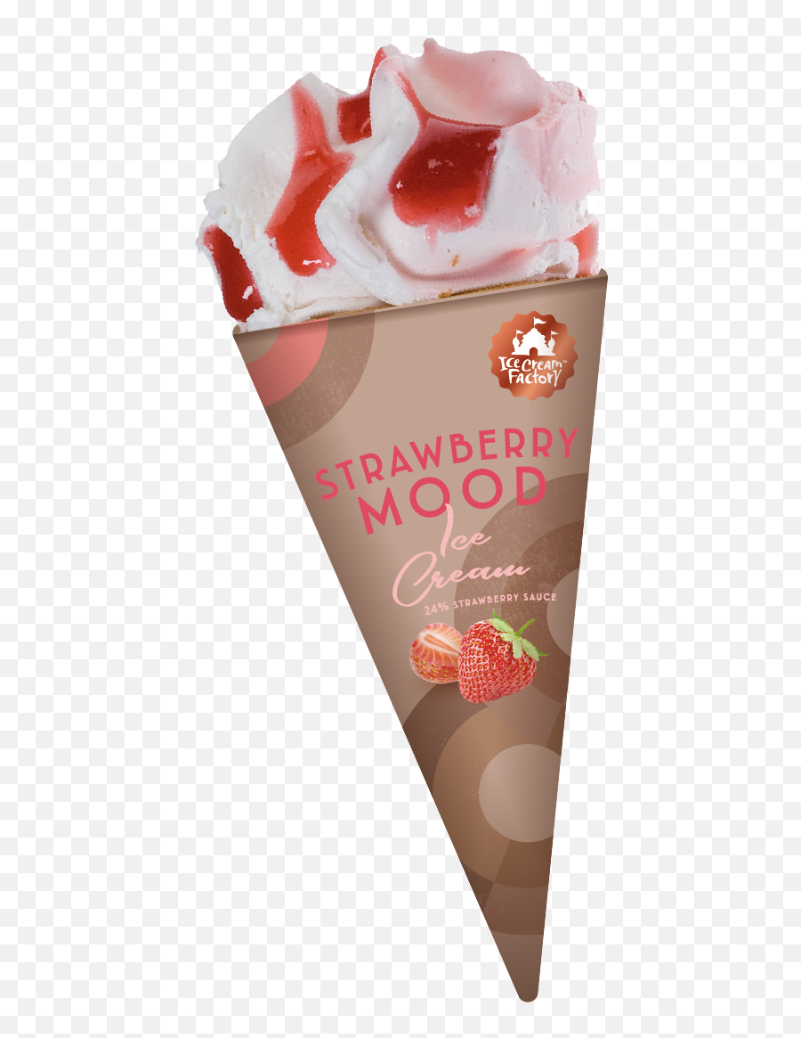 Product Range - Ice Cream Factory Emoji,Strawberry Icecream Emoji