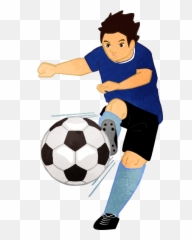 Soccer Man Shooting The Ball - Cute2u A Free Cute Emoji,Soccer Ball Emoji