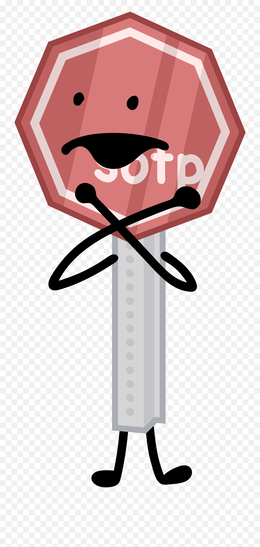 Sotp Sign - Bfb Stop Sign Body Emoji,Stop Sign Emoticon