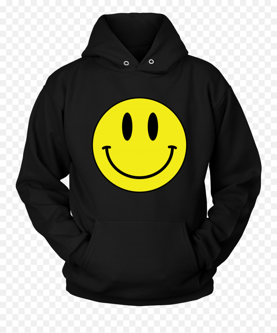 Big Smiley Face Emoji Unisex Hoodie - Nic E Hood,Big Happy Face Emoji