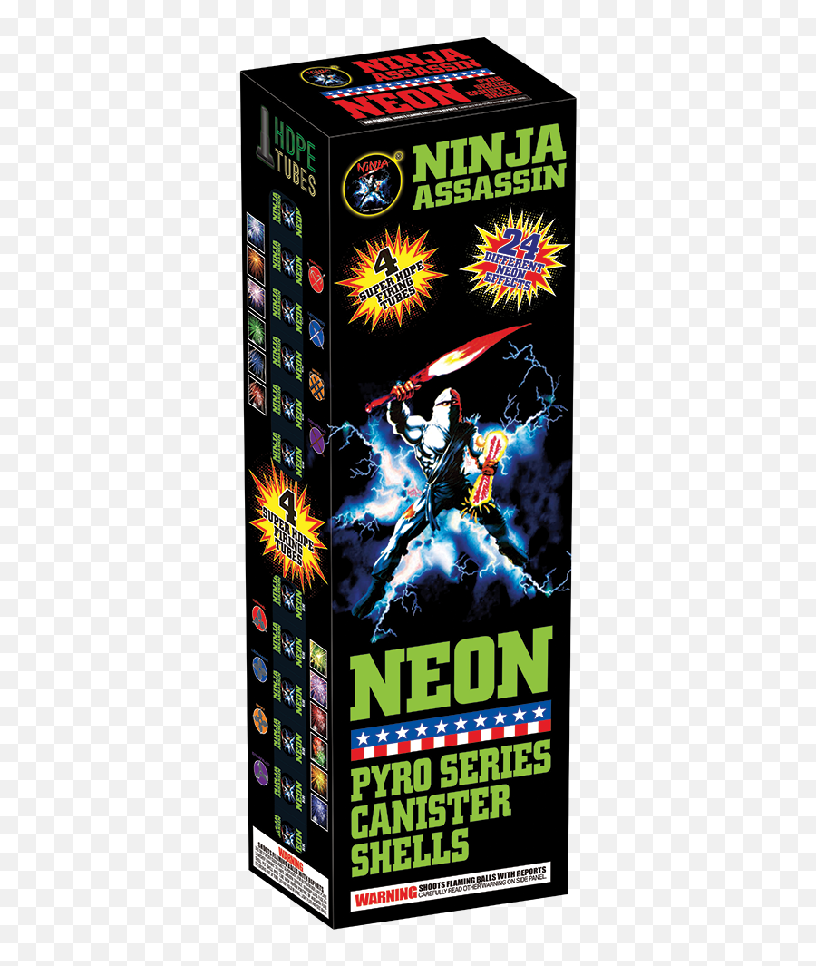 Artillery Shells Blackjack Fireworks Nevada - Ninja Assassin Neon Fireworks Emoji,Firework Emoticon Text