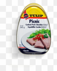 Tulip Picnic Cooked Pork Shoulder - Tulip Bacon Emoji,Shoulder Emoticon