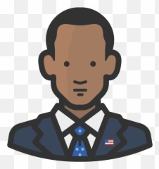 Barack Obama Avatar Free Icon Of Avatars - Barack Obama Icon Png Emoji,Emoticons Obama