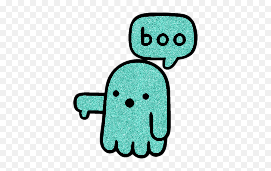 Ghost Spirit Spooky Halloween Sticker By Kris Smith - Dot Emoji,Ghost Emoji Sticker