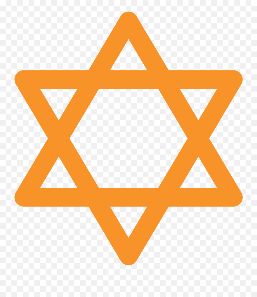Star Of David Emoji - Star Of David Purple,Jewish Emoticon