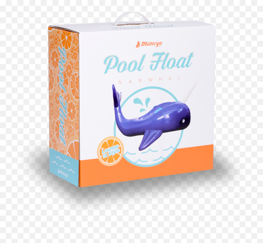 Mimosa Inc Narwhal Whale Inflatable - Bottlenose Dolphin Emoji,Emoji Floaties