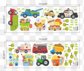 Cartoon Car Road Track Wall Sticker For Kids Rooms Nursery Childrenu0027s Room Decoration On The Wall Car Decals Child Gift - Wall Decal Emoji,Onle Line Emoticons