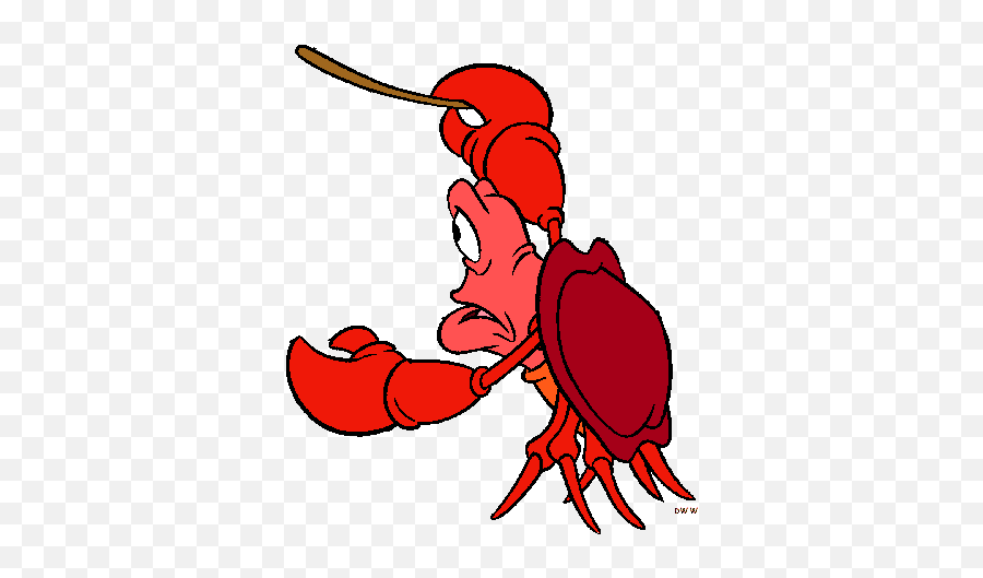 Sebastian From The Little Mermaid A Crab - Clip Art Library Sebastien A Crab Or A Lobster Emoji,Sebastian Emoticons