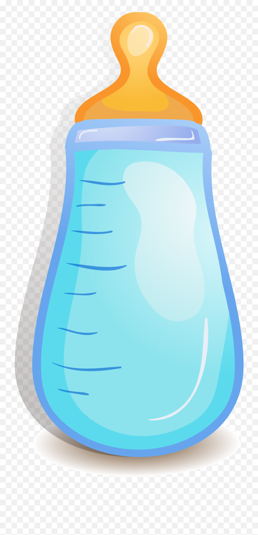 Cartoon Baby Bottle Vector Png Download - Baby Bottle Cartoon No Background Emoji,Baby Bottle Emoticons For Facebook Messenger