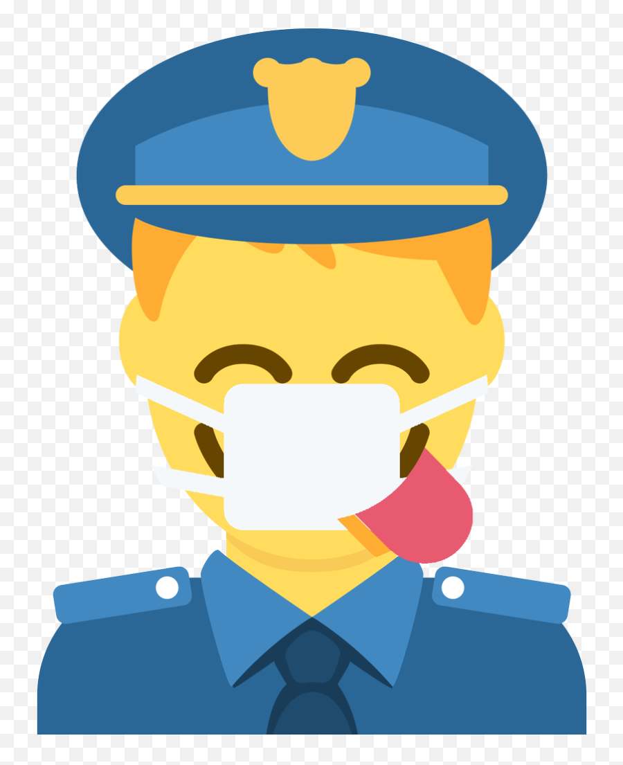Emoji Face Mashup Bot - Robot Police Emoji,Food Twitter Emojis