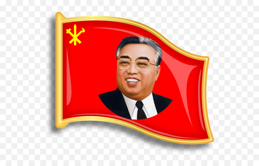Pinu0027s Kim Il - Sung Et Kim Jongil U2014 Wikipédia Kim Jong Il Flag Emoji,Kim Jong Un Emotion Memes