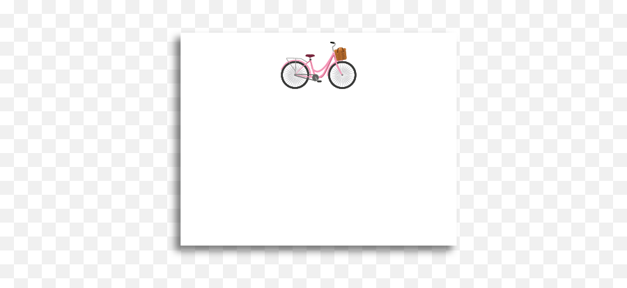 Bicycle Note Cards - Put It On Paper Stationery Emoji,X Print Paper Emoji