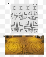 A Classical Seven - Circuits Crete Labyrinth B The 11 Cretan Labyrinth Wall Art Emoji,Classical Art That Shows Emotions