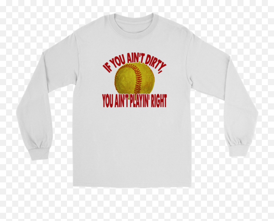Softball Player Shirts Softball Shirts For Women Softball - Long Sleeve Emoji,Softball Emoticon