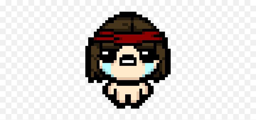 Pixel Art Gallery - Binding Of Isaac Isaac Emoji,Binding Of Isaac Rebirth Emoticons