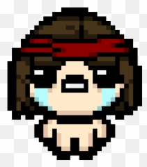 Pixel Art Gallery - Binding Of Isaac Isaac Emoji,Binding Of Isaac Rebirth Emoticons