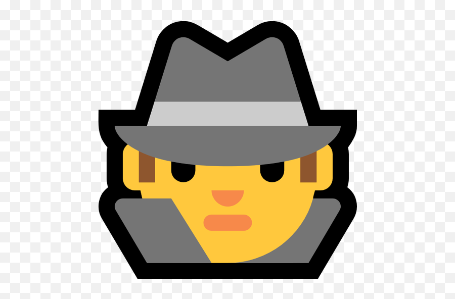 Emoji Image Resource Download - Costume Hat,Detective Emoji