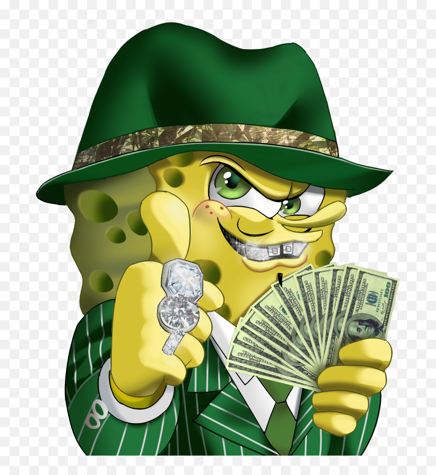 Dragon Ball - Gangster Spongebob Meme Emoji,Emoji Gernade