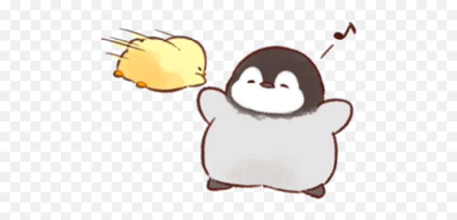 Soft And Cute Penguin 01 Whatsapp - Soft Emoji,Penguins Cute Emoji