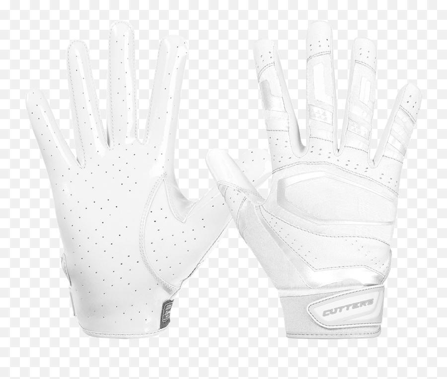 All White Adidas Football Gloves Off - Cutters Rev Pro Emoji,Adidas Emoji Receiver Gloves