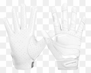 All White Adidas Football Gloves Off - Cutters Rev Pro Emoji,Adidas Emoji Receiver Gloves