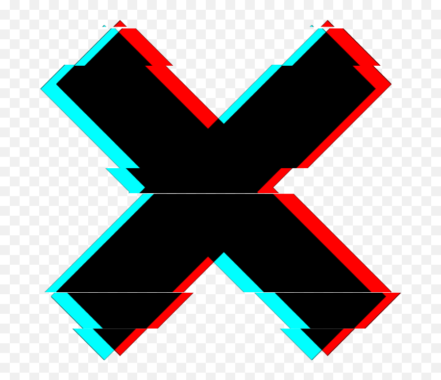 X Glitch Fotos De Adesivos Adesivos Para Fotos Desenhar - Red And Blue Glitch Effect Emoji,Low Battery Emoji