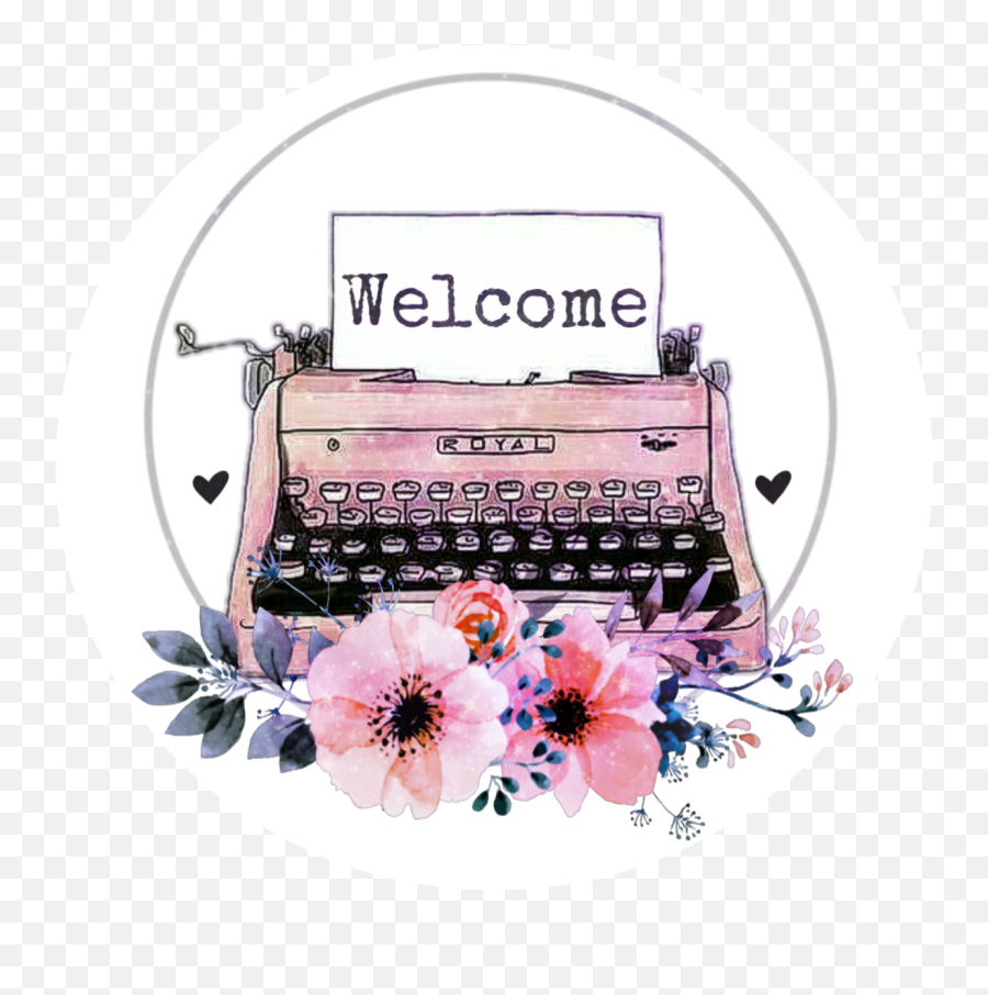 Welcome Typewriter Sticker - Typewriter Emoji,Typewriter Emoji