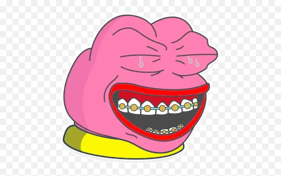 Pink Pepe Sticker Pack - Stickers Cloud Emoji,Pepe The Frog Emoticon