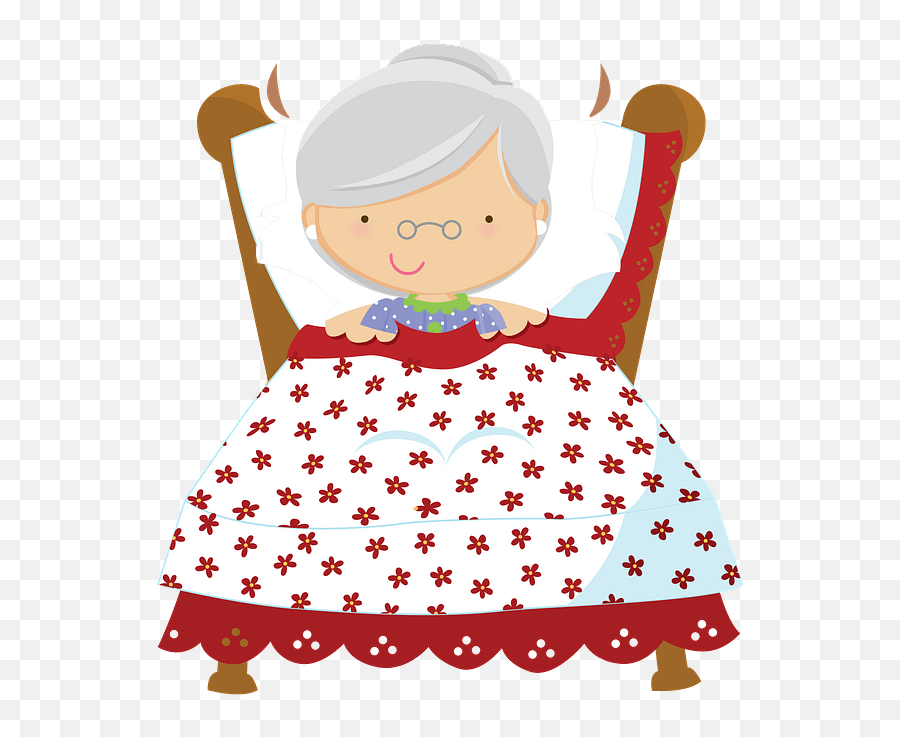 Grandma In The Bed Clipart Free Download Transparent Png Emoji,Emoticon Cama