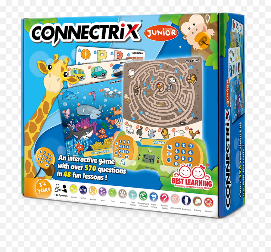 Best Learning Connectrix Junior - Original Interactive Emoji,Emotion Match Game