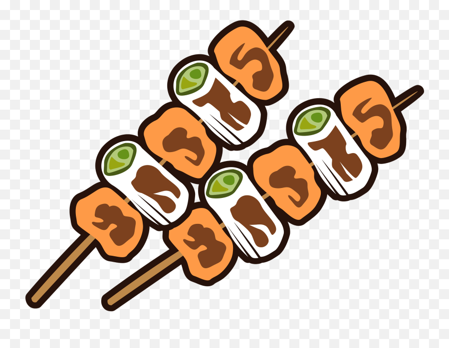 Yakitori Skewered Chicken Clipart Free Download Transparent Emoji,Grille Food Emoji