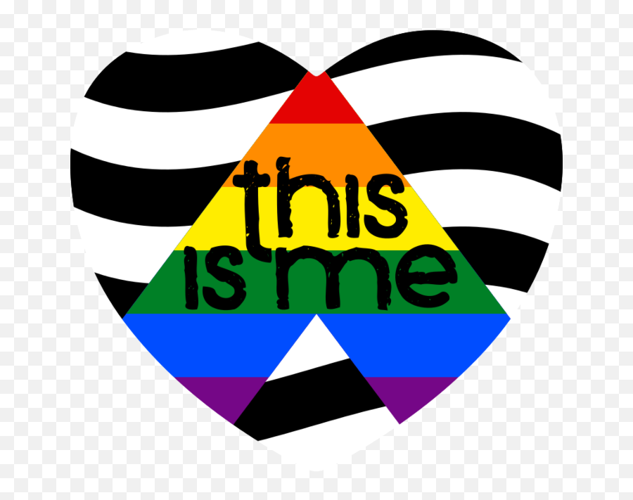 Lgbt Ally Heart Car Magnet Emoji,Twitter Heart Emoji Colors, Pride