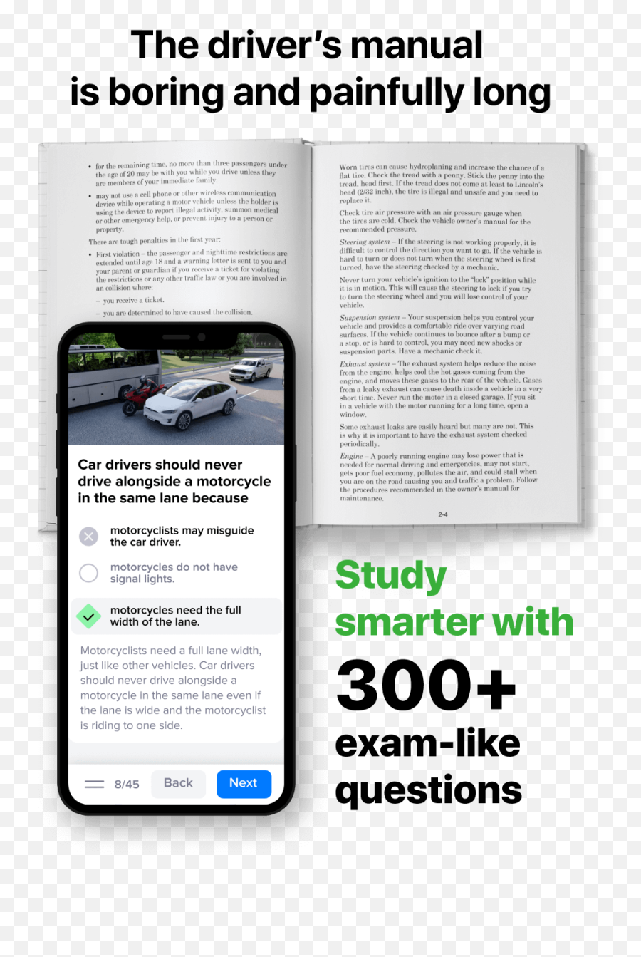 Pass Your 2022 Driving Test Guaranteed Testsca Premium Emoji,Driving Fast Motorcycle Emoji