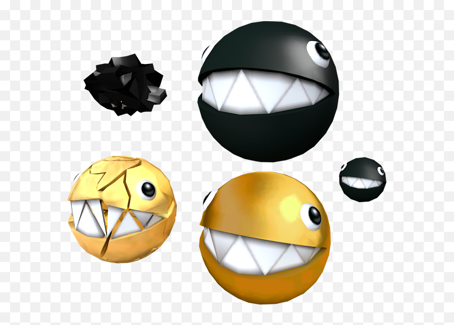 Wii - Mario Galaxy Chain Chomp Emoji,Mario Emoticon