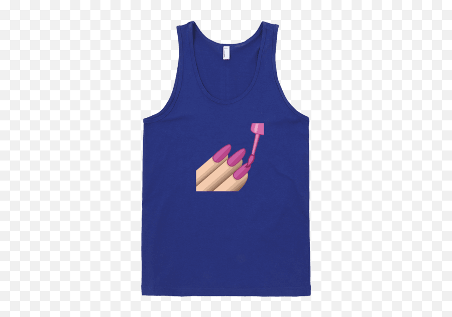 Nail Polish Emoji Tank - Active Tank,Tanks Emoji