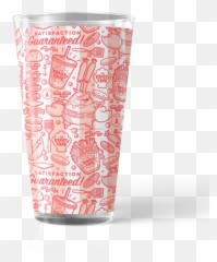 The Krusty Krab Satisfaction Guaranteed - Highball Glass Emoji,Tumbler Glass Emoji