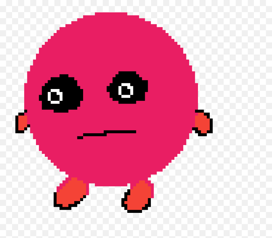 Pixilart - Scared Kirb By Snomisgod Pixel Faces Emoji,Scared Emoticon Facebook