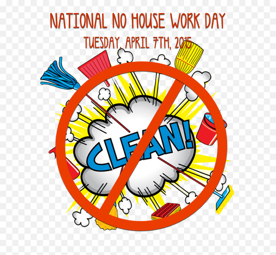 Happy National No Housework Day Transparent Cartoon - Jingfm Tidying Up Transparant Background Emoji,Housework Emoji