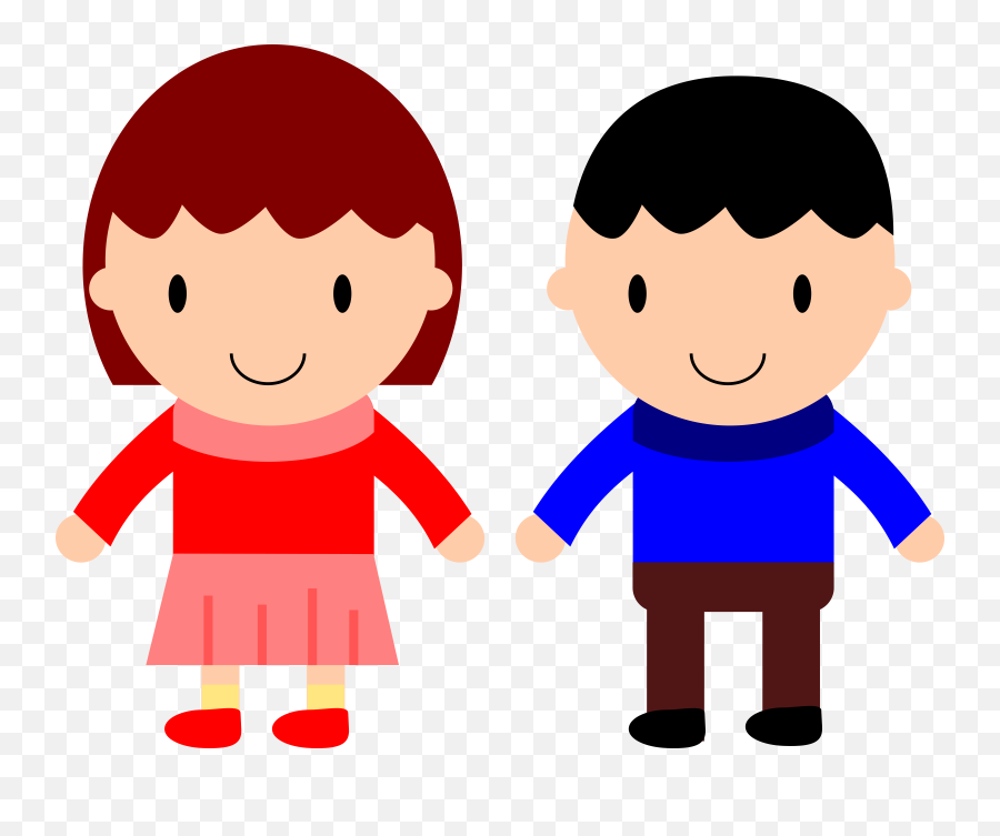 Emotion Love Play Png Clipart - Boy And Girl Cartoon Png Emoji,Emotion Girl