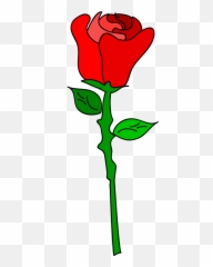 Rose Cartoon Cartoon Rose Pictures Free - Clipart Cartoon Rose Emoji,Blue Rose Emoji