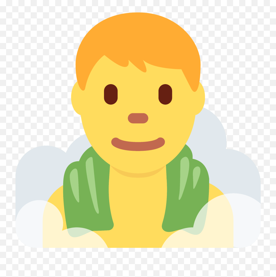 U200d Man In Steamy Room Emoji - Emoji Sauna,Human Emoji