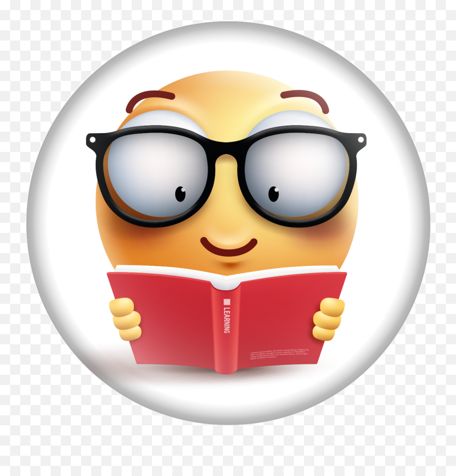 Specmate Smiley Bookworm - Happy Emoji,Emoticon Magnets